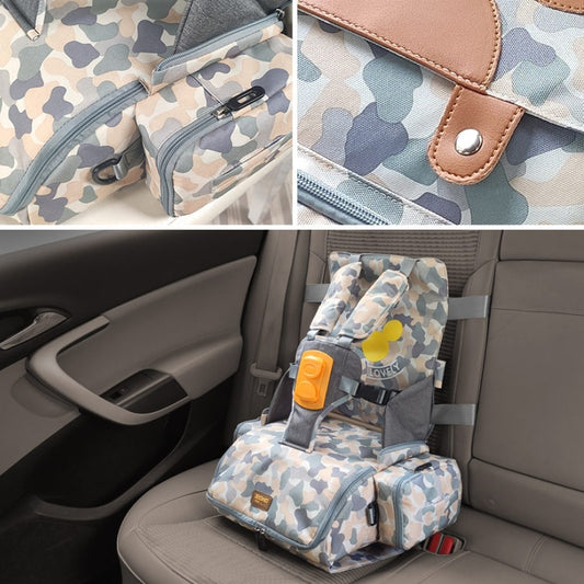 "Compact and Detachable Portable Baby Seat for Convenient Travel"